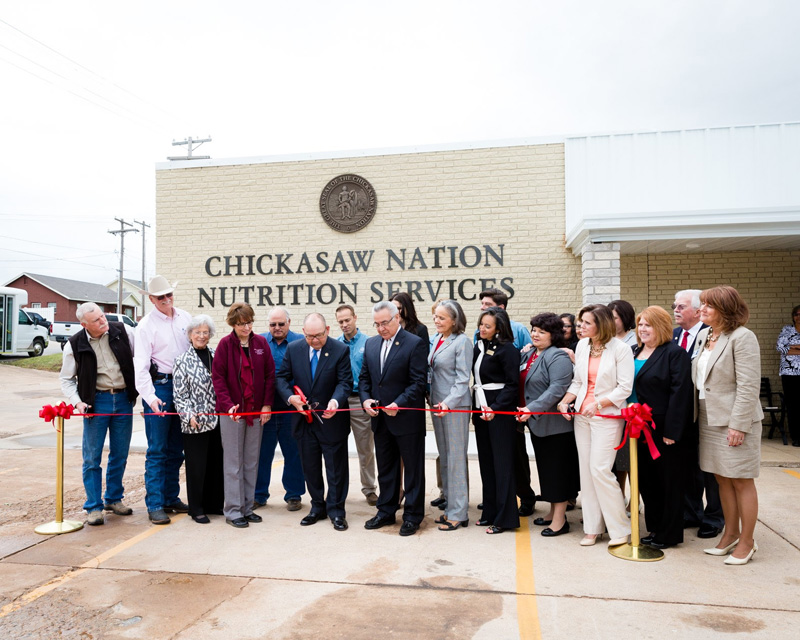 Ribbon Cut for Chickasaw Nation Duncan Nutrition Center
