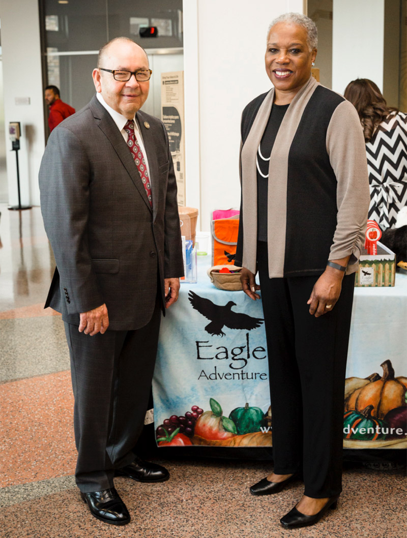 Governor Bill Anoatubby and Audrey Rowe